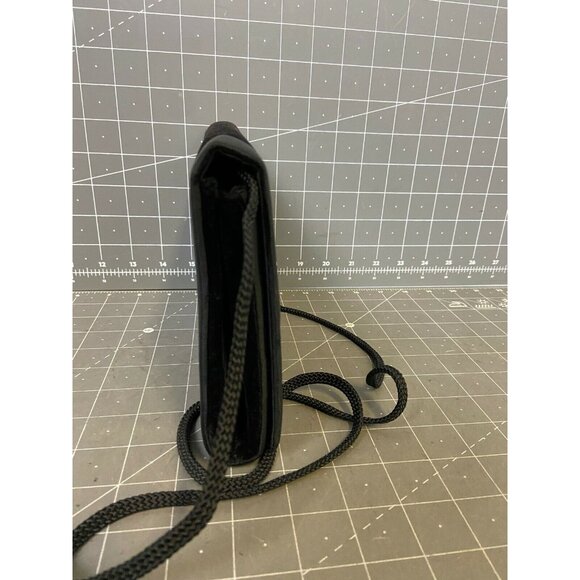 Vintage La Regale Black Velvet Clutch With Shoulder Strap ~~minty~~ - Picture 2 of 9